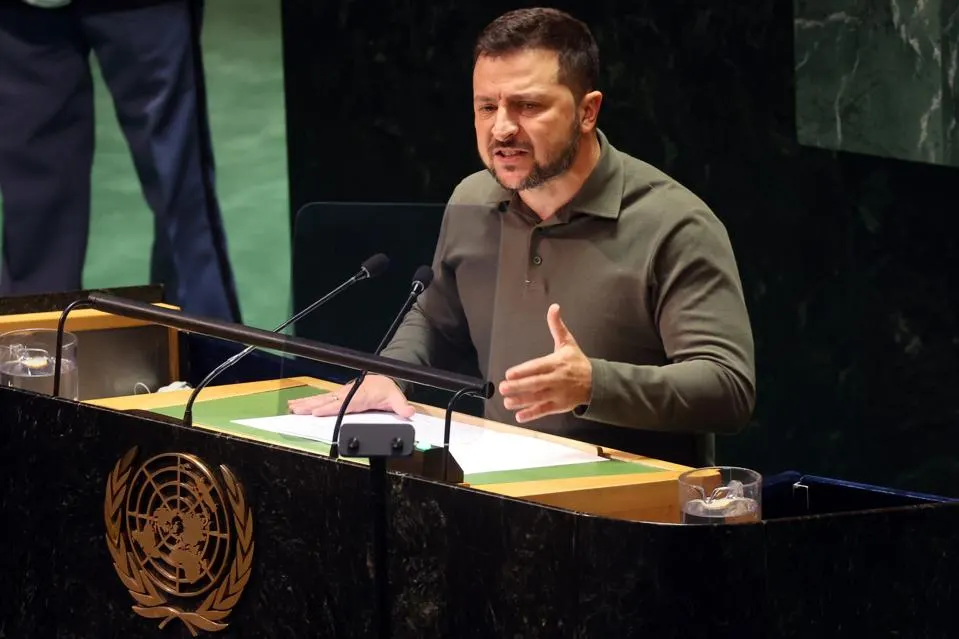 Social Media Users Claimed Ukraine Edited Video Of Zelensky’s UN Speech